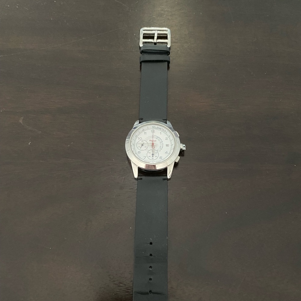 Miansai Men’s watch with leather strap